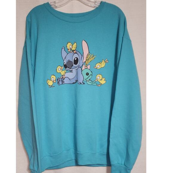 Disney stitch with duck sweatshirt size large men - Picture 1 of 6